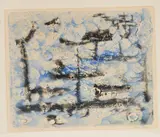 Water Study by Dorothy Dehner, 1960, monoprint, sold Dec 2020