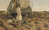 No Sale by Ernest Berke, 1963, oil on canvas, sold Dec 2020