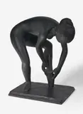 Ballerina by Per Hurum, bronze with artist applied black patina, sold Dec 2020