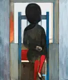 Window Light by Charles Blackman, 1965, oil and charcoal on paper on board, offered Nov 2018
