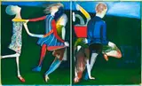 Leaping Children by Charles Blackman, 1968, oil and synthetic polymer paint on canvas, offered Nov 2018