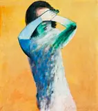Girl Hiding by Charles Blackman, c.1967 – 68, oil on composition board, offered Nov 2018