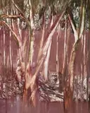 River Bank by Sidney Nolan, 1965, oil on composition board, offered Nov 2018