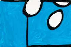 Untitled by Paddy Bedford, 2004, gouache on crescent board, sold Nov 2018