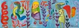 Dreaming In The Garden by Mirka Mora, 2007, oil on canvas, sold Nov 2018