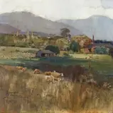 (New Town, Tasmania) by Albert Henry Fullwood, c.1897, watercolour on paper, offered Nov 2018