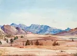 Bunyeroo by Hans Heysen, 1927, watercolour on paper, sold Nov 2018