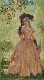 Sweet Sixteen by Norman Lindsay, oil on canvas on board, sold Nov 2018
