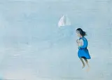 Beach Air by Charles Blackman, c.1968, oil on paper on composition board, sold Aug 2018