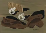 Bass And Flinders by Eric Anchor Thake, 1943, gouache on paper, sold Aug 2018