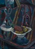 Still Life, Bottle And Fruit by Roy De Maistre, c.1955, oil on canvas, offered Aug 2018