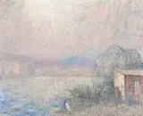 Song To Creation – Sky, 1968 – 69 by Lloyd Rees, oil on canvas, offered Aug 2018