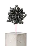 To Feel On Pink by Del Kathryn Barton, 2015, bronze, concrete, offered Aug 2018