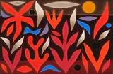 Abundant Land by John Coburn, 1985, oil on canvas, sold Aug 2018