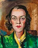 Portrait by Albert Tucker, 1947, oil on canvas, sold Aug 2018