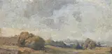DORSET LANDSCAPE, c.1910 – 12 by Tom Roberts, oil on canvas on board, offered Aug 2018