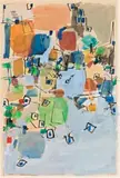 Light Grey by Yvonne Audette, 1963, gouache and watercolour on paper, sold Aug 2018
