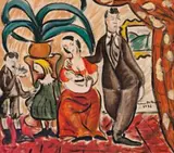 The Family by Yvonne Atkinson, 1936, oil on canvas, sold Aug 2018