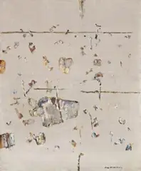 Lysterfield by Fred Williams, 1966, oil on canvas, sold Jun 2018