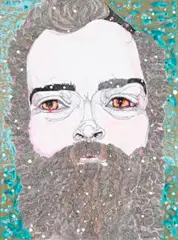 Dawn by Del Kathryn Barton, 2009, synthetic polymer paint, gouache, watercolour and pen and ink on canvas, offered Jun 2018