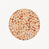 Crazy Pattern by Hossein Valamanesh, 2003, ginko leaves and wax varnish on paper, sold Jun 2018