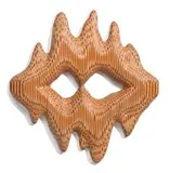 Feeling The Pulse Of The Earth by Lionel Bawden, 2016, coloured Staedtler pencils, epoxy, Incralac, metal, sold Jun 2018