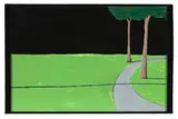 Park At Night by Noel McKenna, 2001, enamel on composition board in artist’s handmade frame, sold Jun 2018