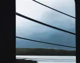 Hudson River: From Train by Andrew Browne, 2004, oil on linen, sold Jun 2018