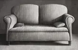 Two Cushions by William Delafield Cook, 1998, charcoal on paper, sold Apr 2018