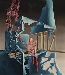 Filigree by James Gleeson, 1939, oil on canvas, sold Apr 2018