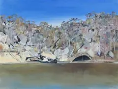Shoalhaven by Arthur Boyd, oil on composition board, offered Apr 2018