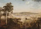 View Of Goulburn by Joseph Backler, 1846, oil on canvas, sold Apr 2018
