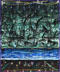 Flores Two by Michael Johnson, 1997, oil on linen, offered Apr 2018