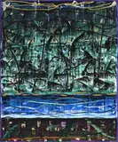 Flores Two by Michael Johnson, 1997, oil on linen, offered Apr 2018