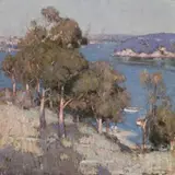Berrys Bay, Sydney Harbour by James Ranalph Jackson, 1910, oil on canvas on board, offered Apr 2018