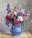 Spring Bunch by Nora Heysen, 1947, oil on canvas, sold Apr 2018