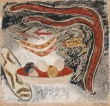 Aboriginal Still Life by Margaret Preston, 1946, colour monotype, offered Nov 2017