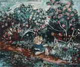 Fabian In The Garden by John Perceval, 1954, oil on composition board, sold Nov 2017