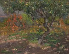 Apple Trees by E. Phillips Fox, c.1908, oil on canvas, offered Nov 2017