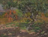 Apple Trees by E. Phillips Fox, c.1908, oil on canvas, offered Nov 2017