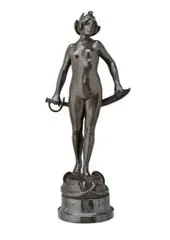 Salomé by Bertram Mackennal, c.1895, bronze, sold Nov 2017