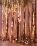 Riverbend by Sidney Nolan, 1966, oil on canvas, sold Nov 2017