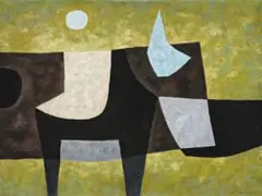 Tableland by John Coburn, 1960, oil on composition board, sold Nov 2017