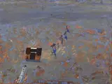 Homeward Bound by Robert Juniper, 1988, oil and synthetic polymer paint on linen, sold Nov 2017