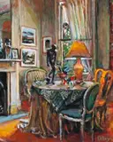 Morning Interior by Margaret Olley, 2000, oil on composition board, sold Nov 2017