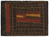 Jilamara by Kutuwulumi Purawarrumpatu, 2001, natural earth pigments on paper, sold Nov 2017