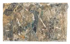 Sans titre by Georges Noël, vers 1980, Technique mixte et collage sur papier, sold May 2025