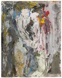 Couple by Eugène Leroy, vers 1983, Gouache sur papier, sold May 2025
