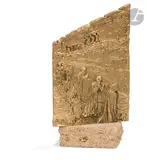 Mur des Lamentations by Salvador Dalí, Épreuve en bronze doré sur une pierre de Jérusalem, sold Apr 2025