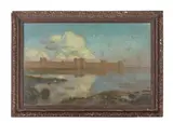 Vue d'Aigues-Mortes by René Ménard, Toile, sold May 2023